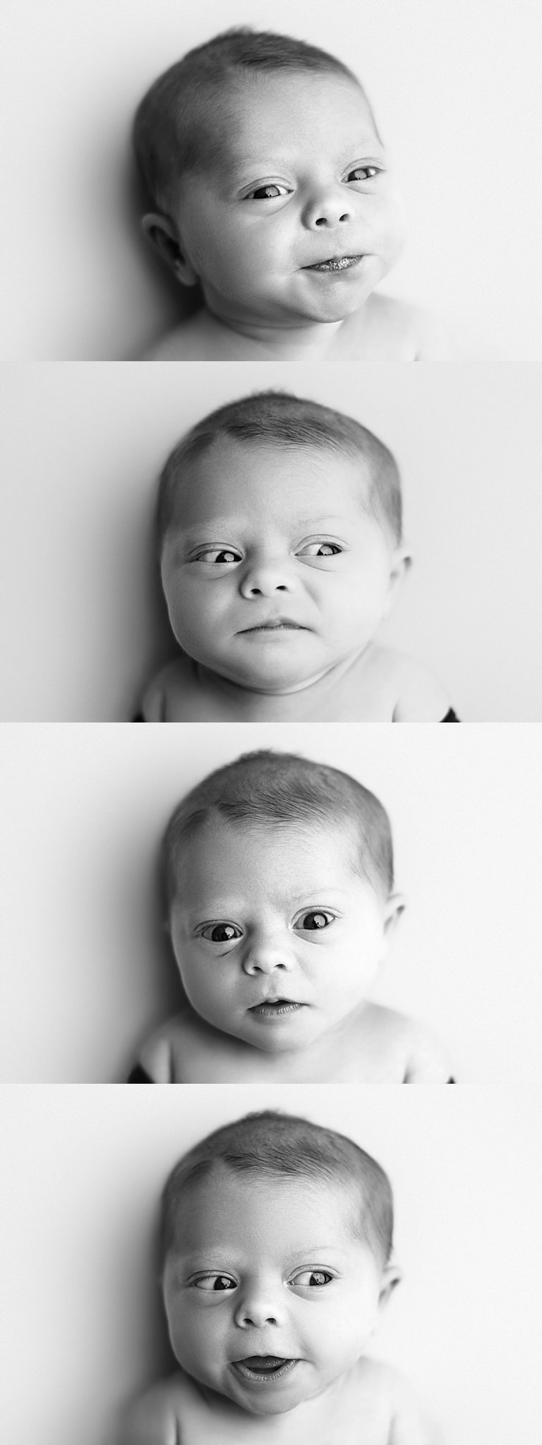 many faces of brand new little one by Amy Yang Photography