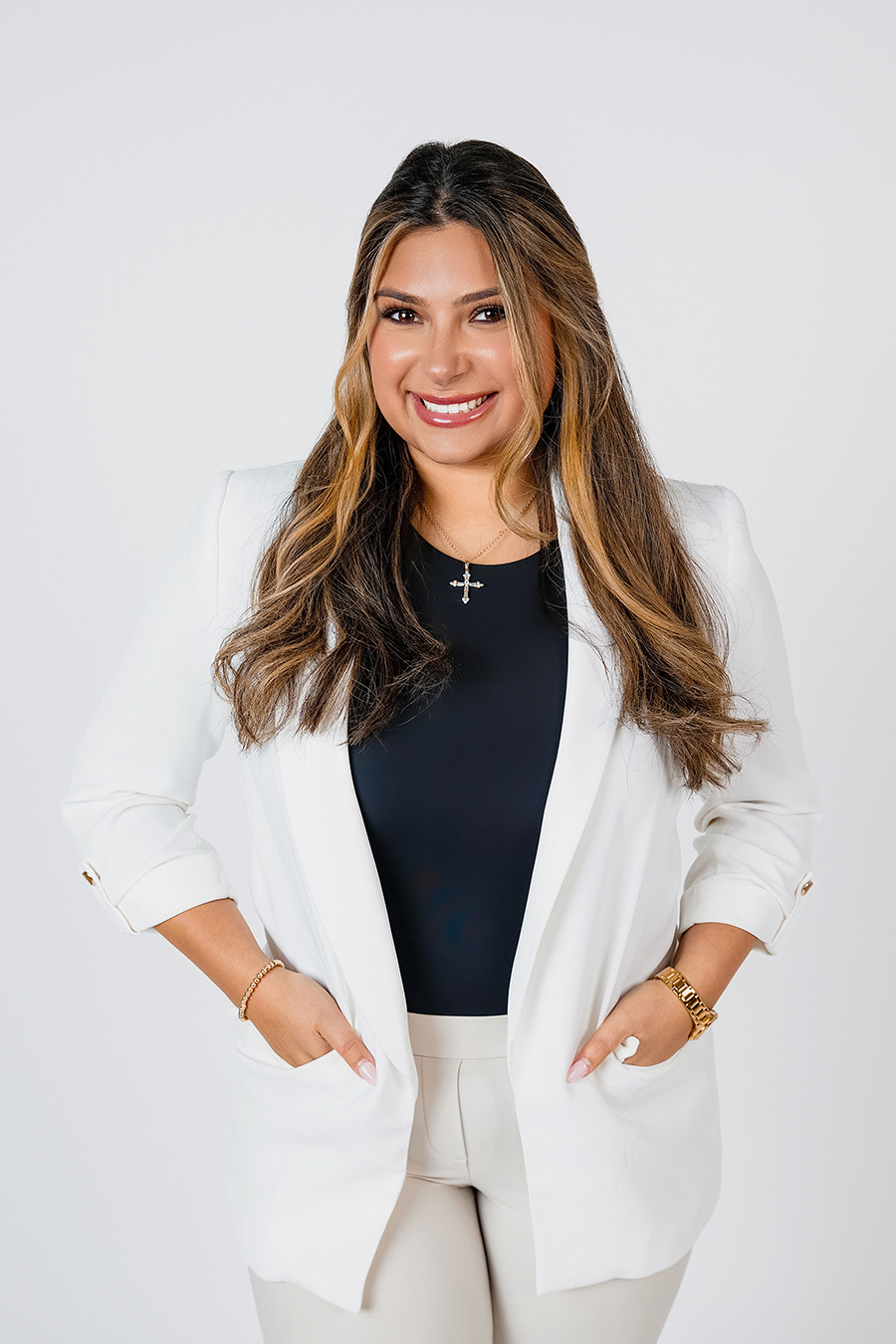 Business Headshot on White Background