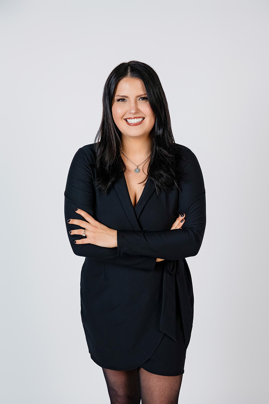 Business Headshot On White Background